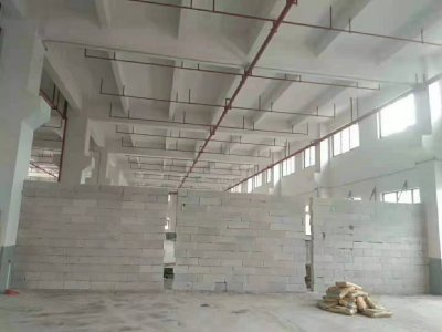 轻质砖客厅隔墙施工