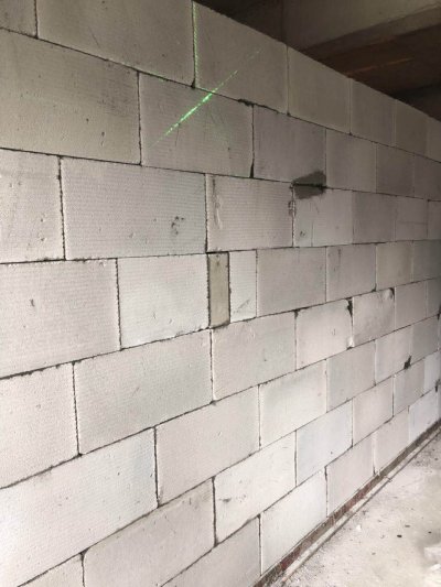 加气块砖隔墙施工